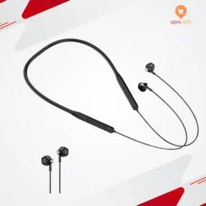 GearUP G9 Neckband Magnetic Metal Earphone in black