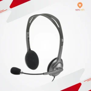 Logitech H111 Stereo Headset Noise in black col;or