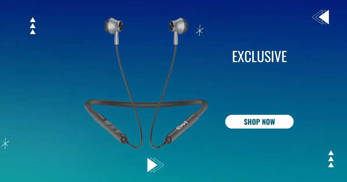 Neckband in black color