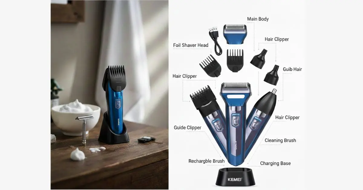 Key Features of Kemei Trimmer