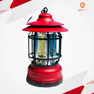 L-27 Portable Camping Lamp in red color