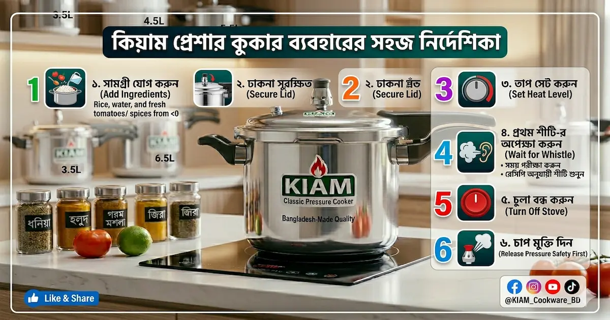 How to Use Kiam Pressure Cooker