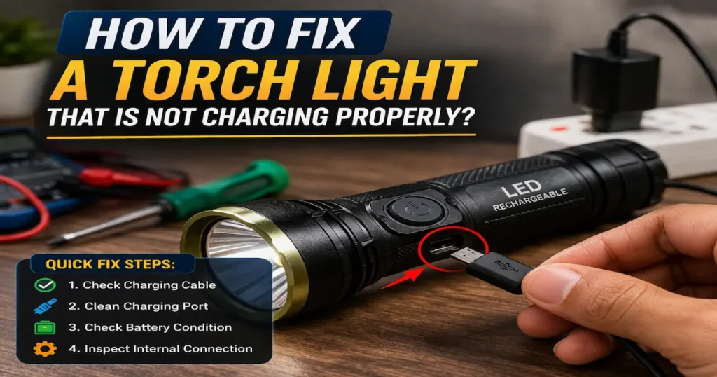 How to Fix a Torch Lights Charging Problem?