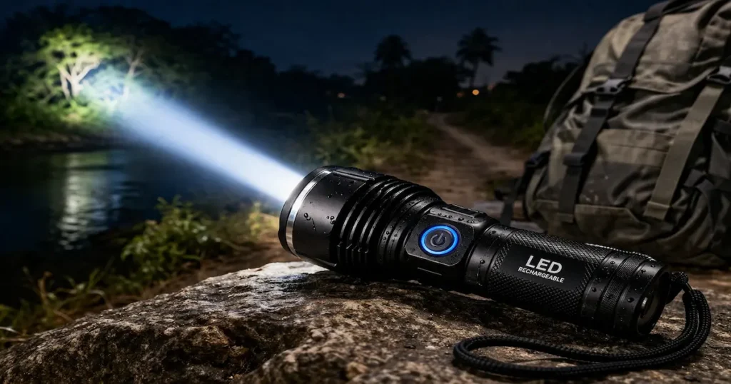 Long-Distance Rechargeable Torch Light