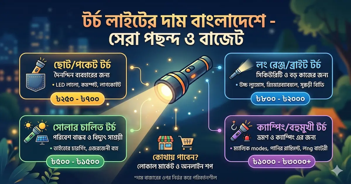 Torch Light Price in Bangladesh
